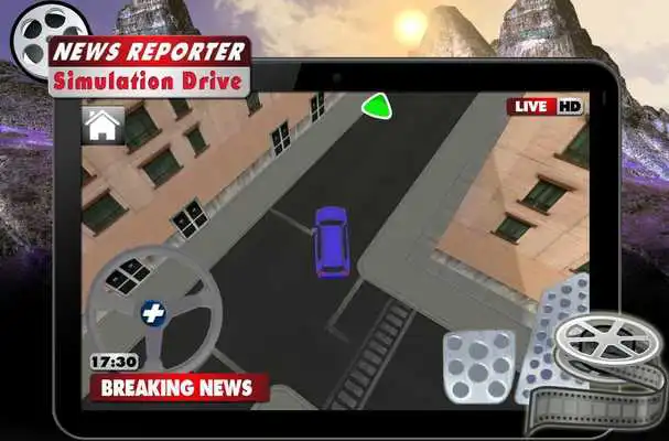 Play News Reporter Simulation Drive