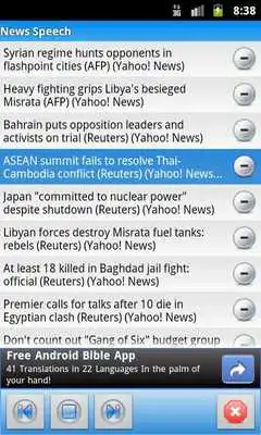 Play News Speech Play News Speech