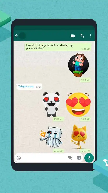 Play New Stickers for chatting