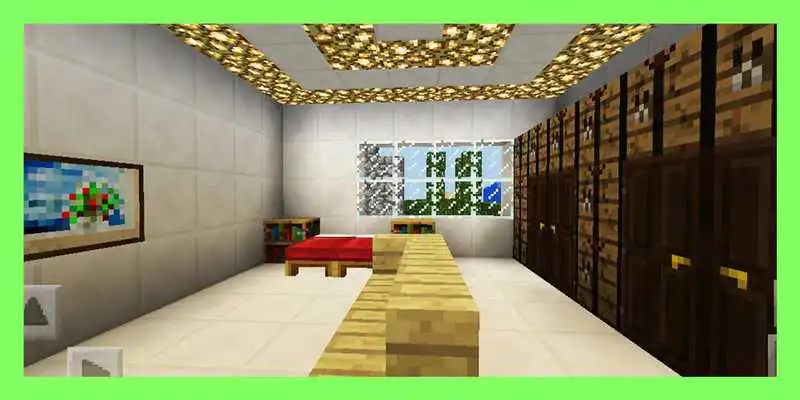 Play New Strange Modern Mansion. Map for MCPE