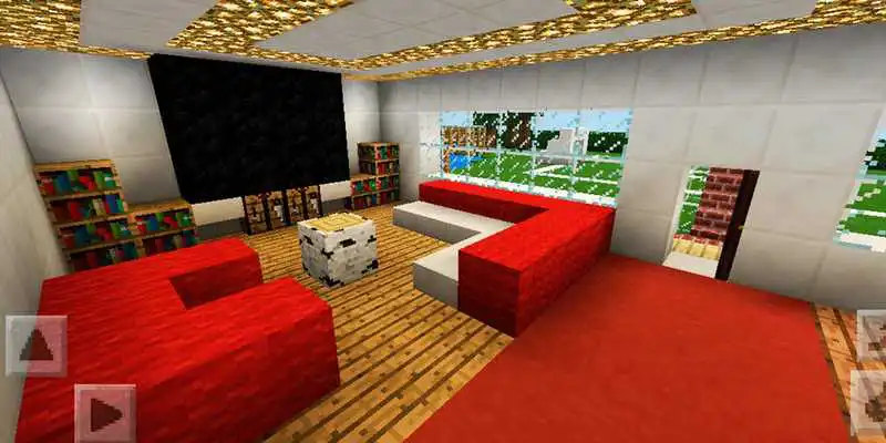 Play New Strange Modern Mansion. Map for MCPE