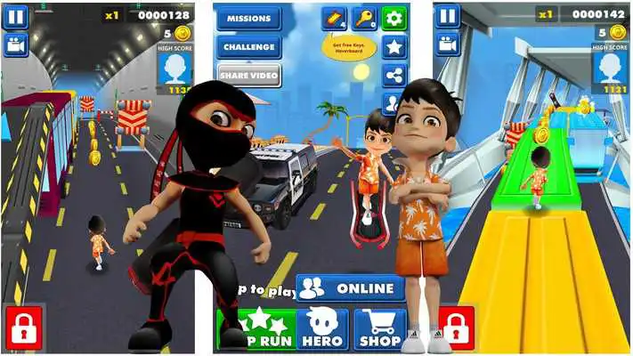 Play New Subway Rush: Prince  Princess Runner