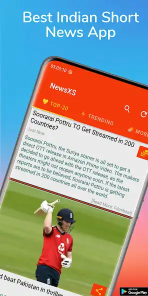 Play NewsXS: Unbiased Short News  and enjoy NewsXS: Unbiased Short News with UptoPlay