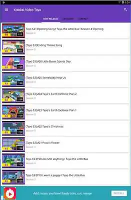 Play New Tayo Video Collection