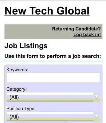 Play New Tech Global - Jobs