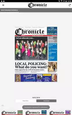 Play Newtownards Chronicle