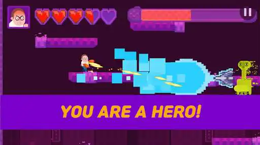 Play Newtro Shock - Pixel Player One as an online game Newtro Shock - Pixel Player One with UptoPlay