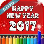 Free play online New Year 2017 Coloring Pages APK