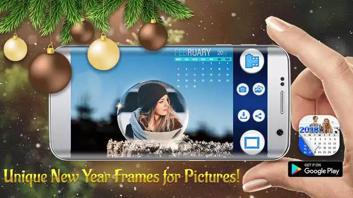 Play New Year 2018 Calendar Photo Frames