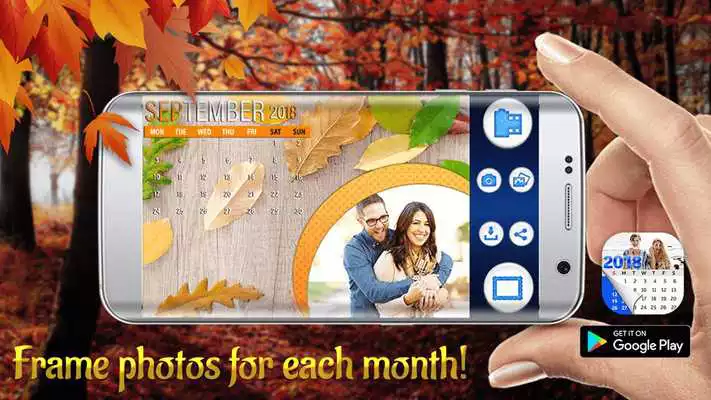 Play New Year 2018 Calendar Photo Frames