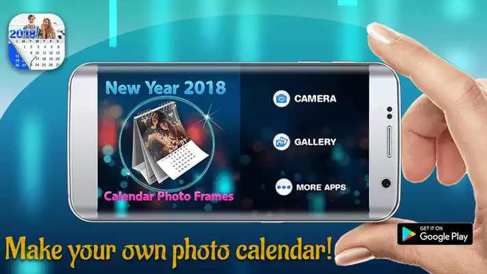 Play New Year 2018 Calendar Photo Frames
