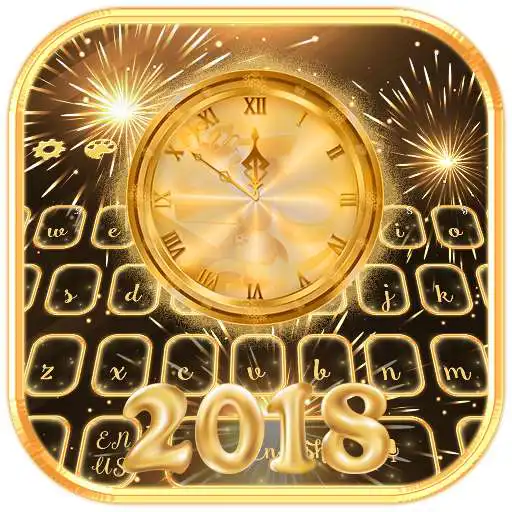 Run free android online New Year 2018 Keyboard Theme APK