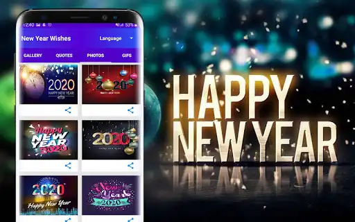 Play New Year 2020 SMS, Wishes & Greetings  and enjoy New Year 2020 SMS, Wishes & Greetings with UptoPlay