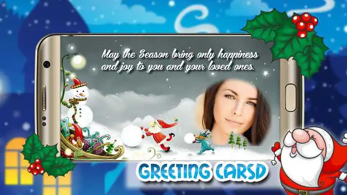 Play New Year Card Photo Frames