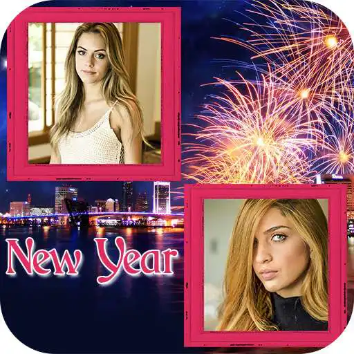 Free play online New Year Dual Photo Frame APK