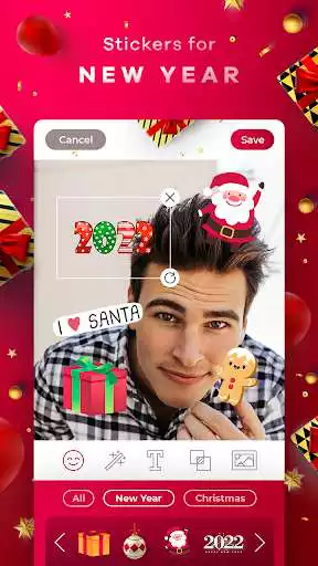 Play New Year Frames & Stickers  and enjoy New Year Frames & Stickers with UptoPlay