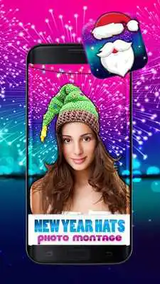 Play New Year Hat Photo Montage