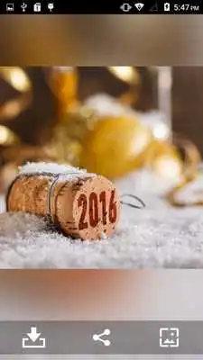 Play New year live wallpaper 2016