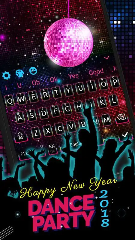 Play New Year Party 2018 Keyboard Theme