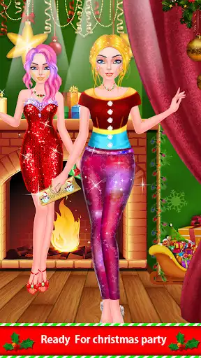 Play New Year Party Makeover Salon as an online game New Year Party Makeover Salon with UptoPlay