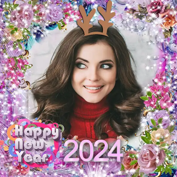 Play New Year Photo Frame 2024  and enjoy New Year Photo Frame 2024 with UptoPlay