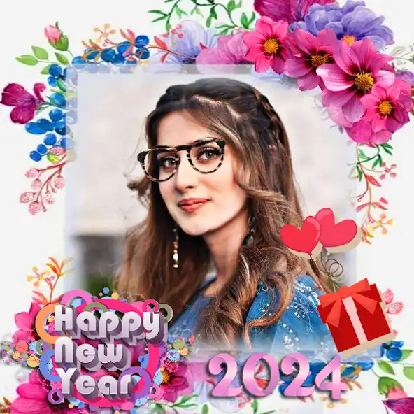 Play New Year Photo Frame 2024 as an online game New Year Photo Frame 2024 with UptoPlay