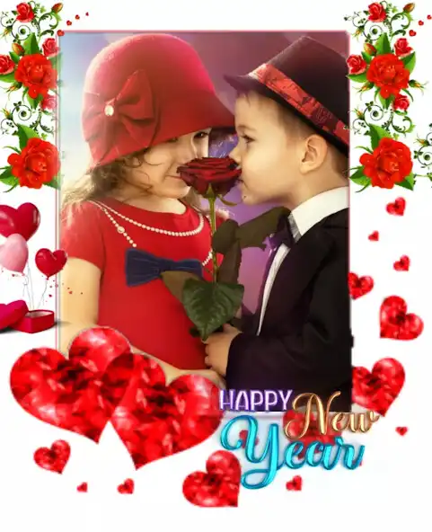 Play NewYear Photo Frame  greeting  and enjoy NewYear Photo Frame  greeting with UptoPlay