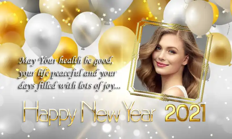 Play New Year Photo Frames 2021 - New Year Greetings  and enjoy New Year Photo Frames 2021 - New Year Greetings with UptoPlay