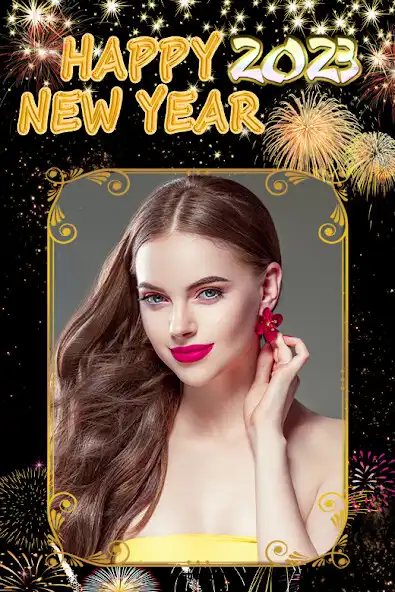 Play New Year Photo Frames 2023 as an online game New Year Photo Frames 2023 with UptoPlay