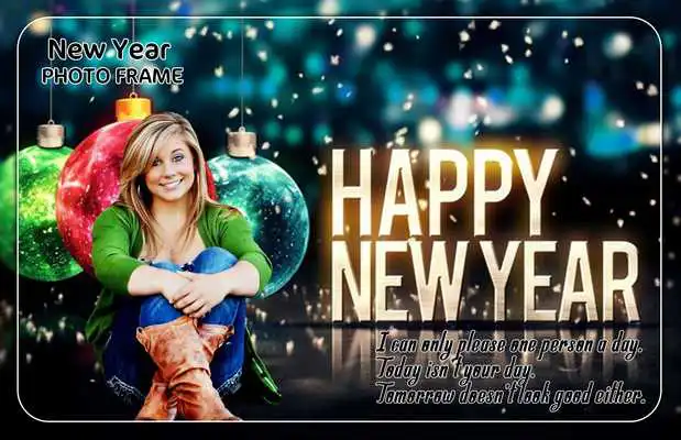 Play New Year Photo Frame