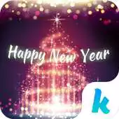 Free play online NewYear Sparkle Keyboard Theme APK