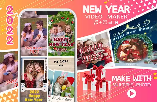 Play New Year Video Maker 2022  and enjoy New Year Video Maker 2022 with UptoPlay