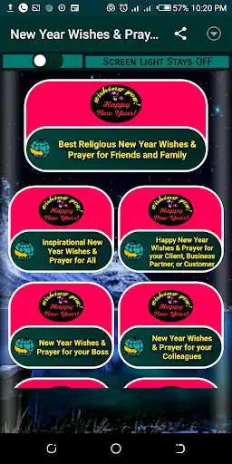 Play New Year Wishes & Prayer as an online game New Year Wishes & Prayer with UptoPlay