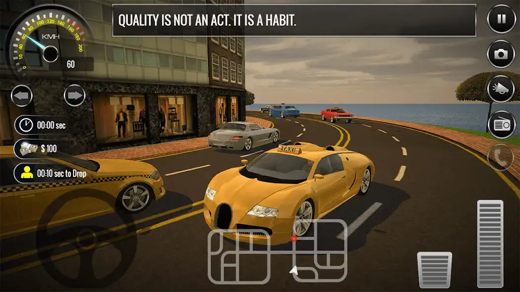 Play New York City Taxi Driving: Taxi Games 2018 as an online game New York City Taxi Driving: Taxi Games 2018 with UptoPlay