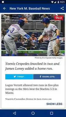 Play New York M. Baseball News