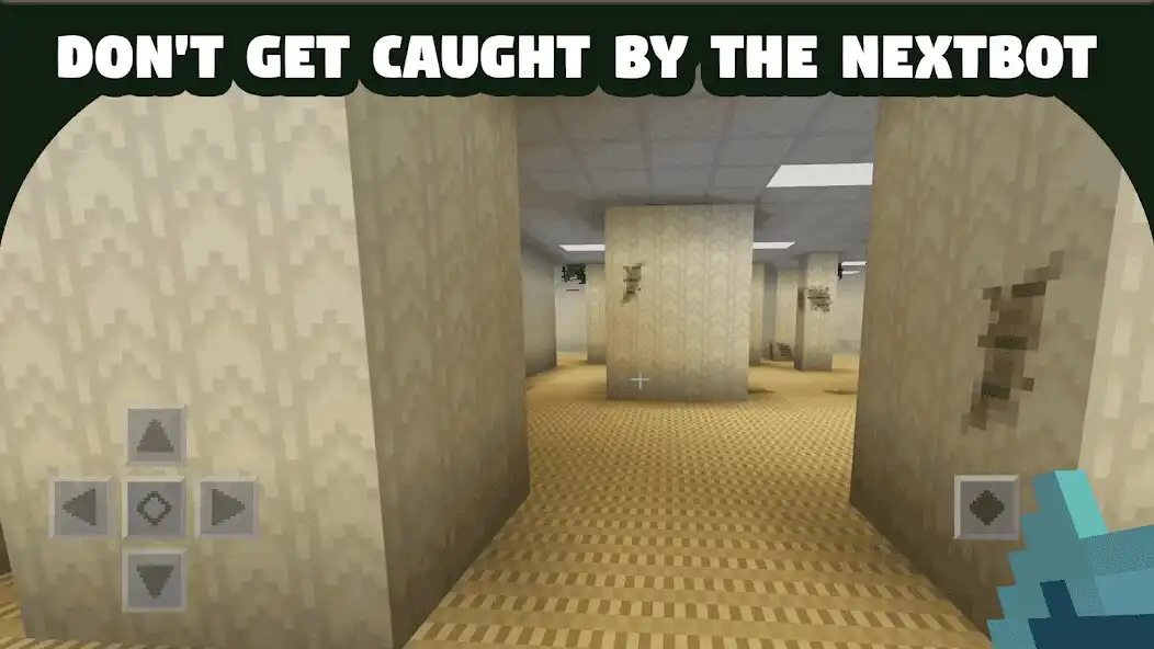 Play Nextbot Backroom Map for MCPE as an online game Nextbot Backroom Map for MCPE with UptoPlay