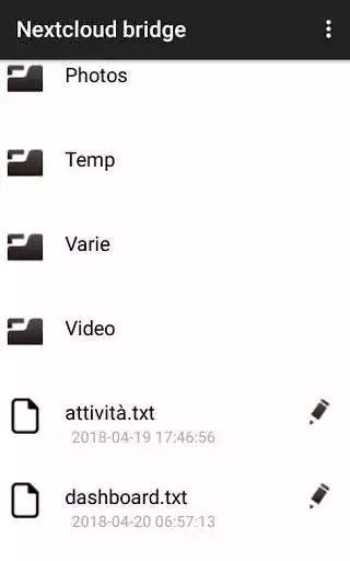 Play APK Nextcloud bridge  and enjoy Nextcloud bridge with UptoPlay it.s7a.nextcloudbridge.free