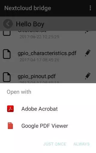 Play APK Nextcloud bridge  and enjoy Nextcloud bridge with UptoPlay it.s7a.nextcloudbridge.free