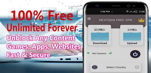 Play NextGen Free Unlimited VPN - Fast & Secure Wifi  and enjoy NextGen Free Unlimited VPN - Fast & Secure Wifi with UptoPlay