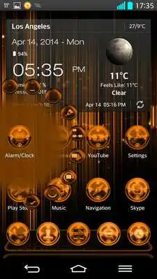 Play Next Launcher 3D RingsO Theme