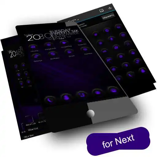 Free play online Next Theme RubberPurple  APK