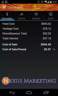Play Nexus Cattle Calculator as an online game Nexus Cattle Calculator with UptoPlay