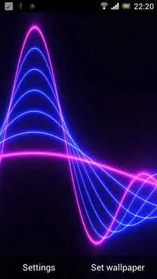 Play Nexus Neon Wave HD LWP