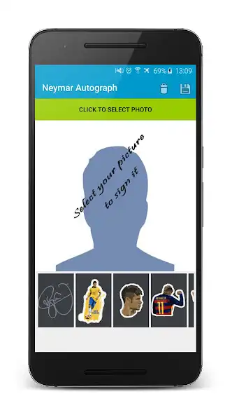 Play Neymar Autograph as an online game Neymar Autograph with UptoPlay