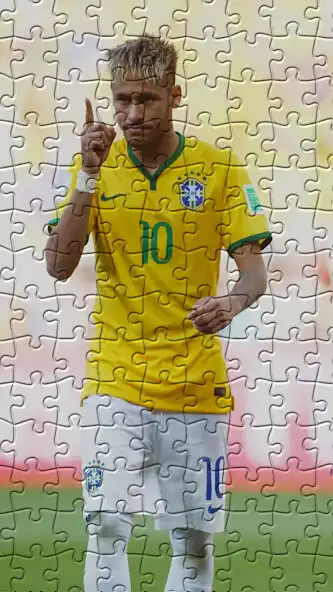 Play Neymar Brazil Puzzles as an online game Neymar Brazil Puzzles with UptoPlay