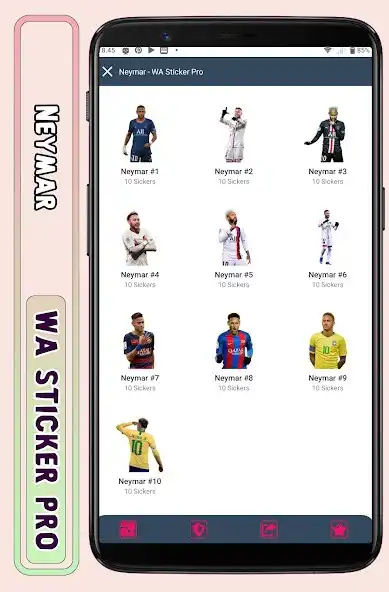 Play Neymar - WA Sticker Pro  and enjoy Neymar - WA Sticker Pro with UptoPlay
