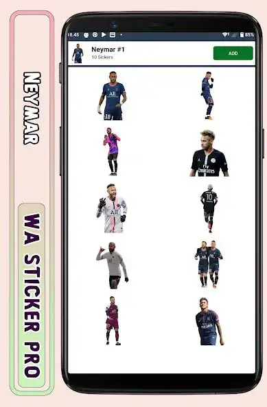 Play Neymar - WA Sticker Pro as an online game Neymar - WA Sticker Pro with UptoPlay