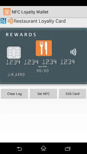 Play NFC Loyalty Wallet as an online game NFC Loyalty Wallet with UptoPlay