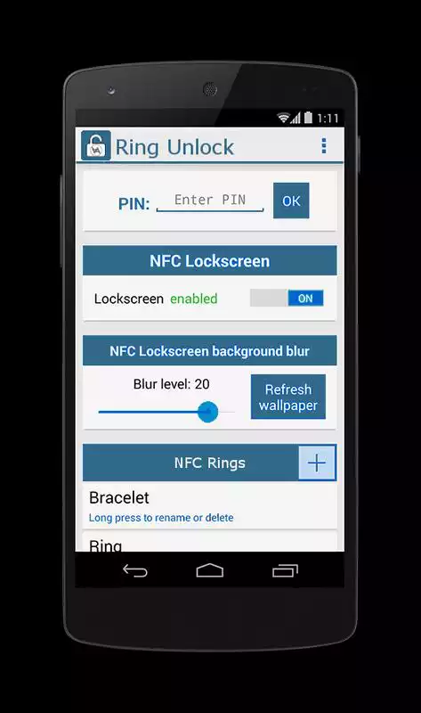 Play NFC SMARTRing Unlock