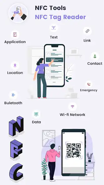 Play NFC Tools - NFC Tag Reader  and enjoy NFC Tools - NFC Tag Reader with UptoPlay